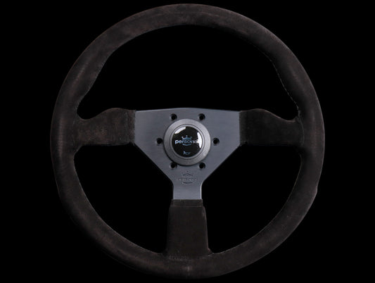 Personal Grinta 350mm Steering Wheel - Black Edition / Suede