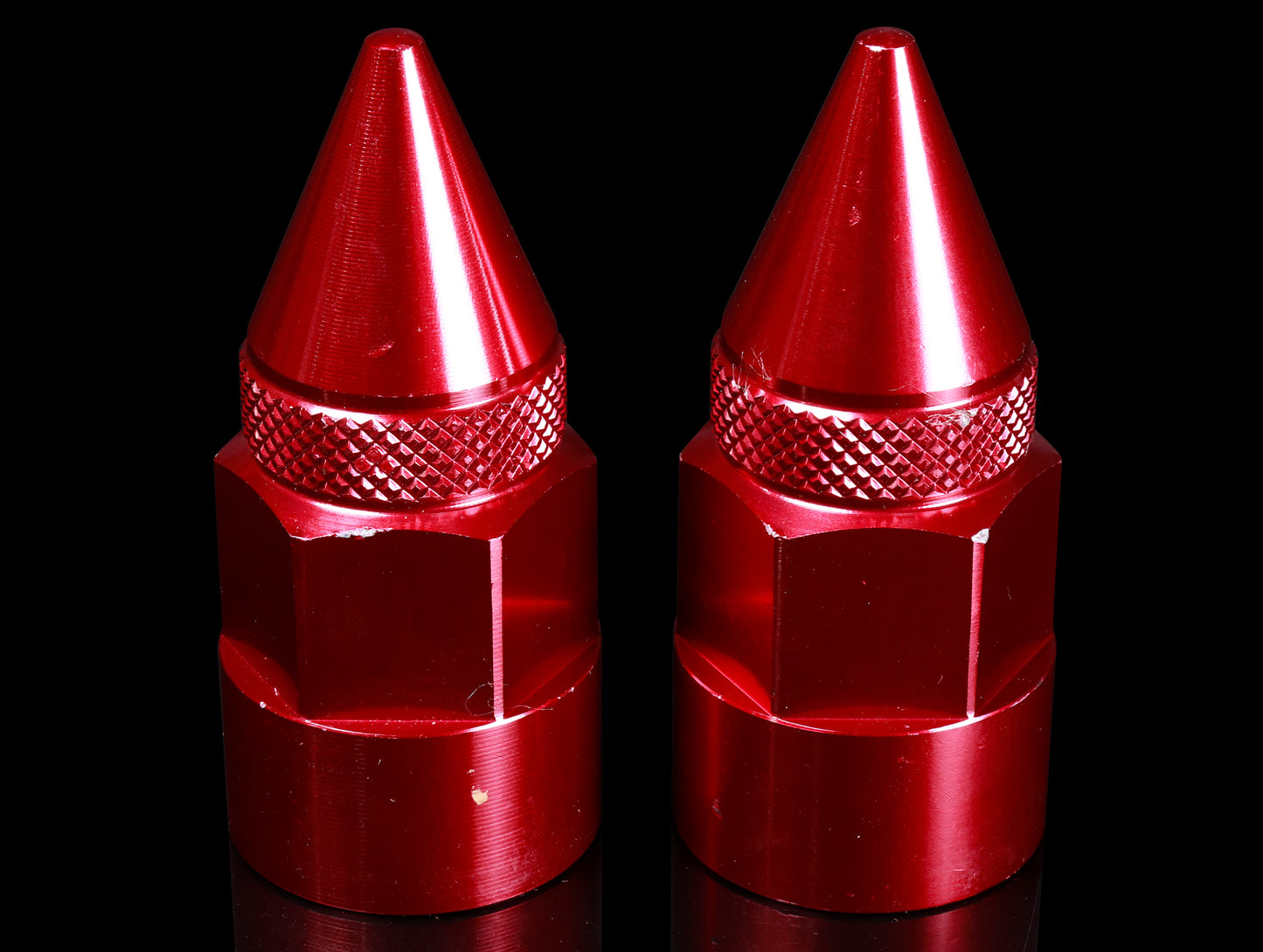 Project Kics Leggdura Dangan Replacement Spike Shell Set - Red - 20pc (Open Box)