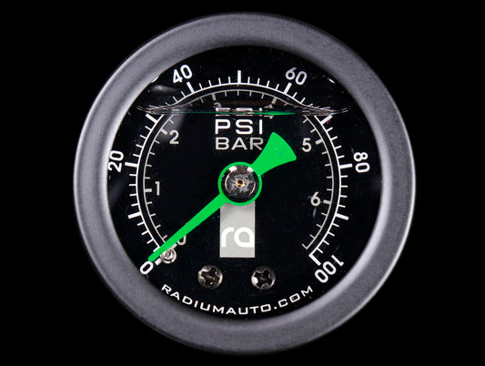 Radium 0-100 PSI Fuel Pressure Gauge