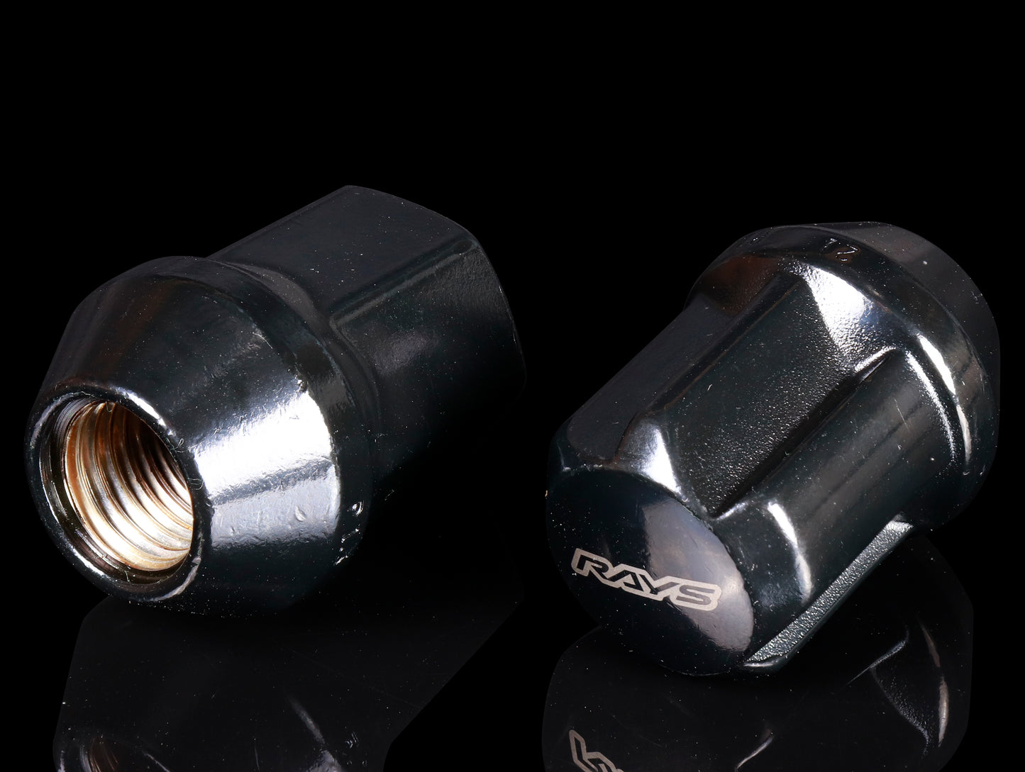 RAYS 19 Hex L31 Lugnut And Lock Set 6H - Black