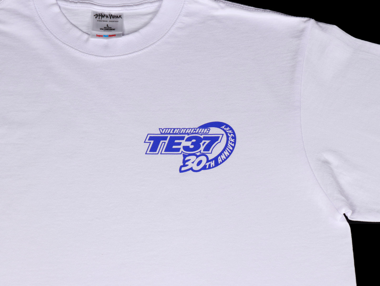 Volk Racing TE37 30th Anniversary Logo Shirt - White