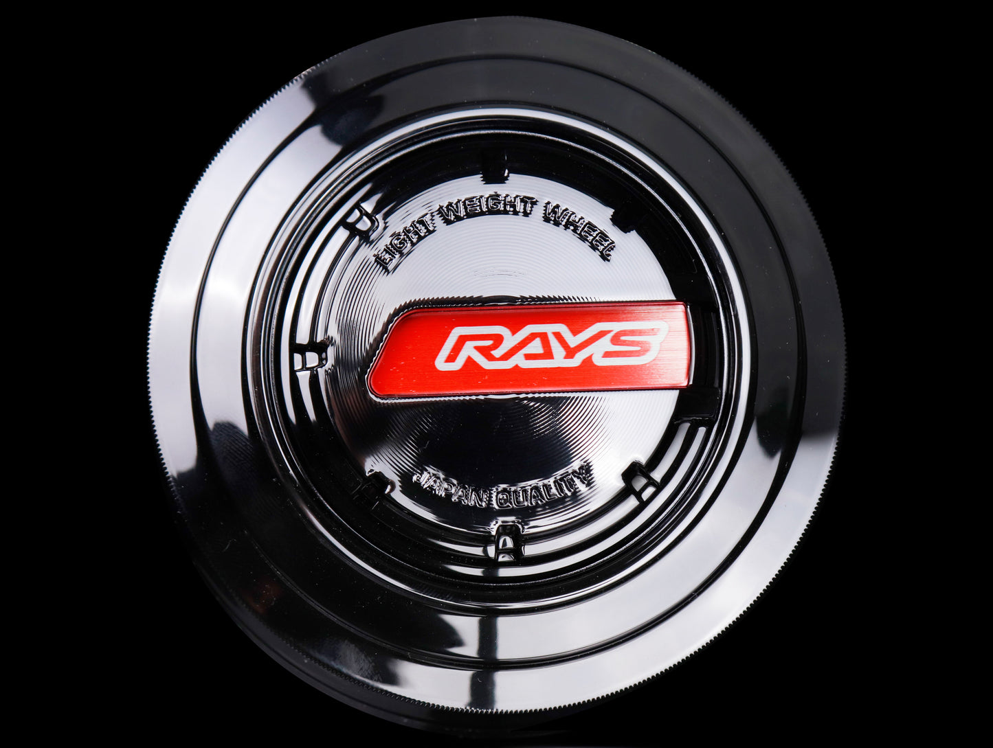 Rays LPS Center Cap - Black / Red
