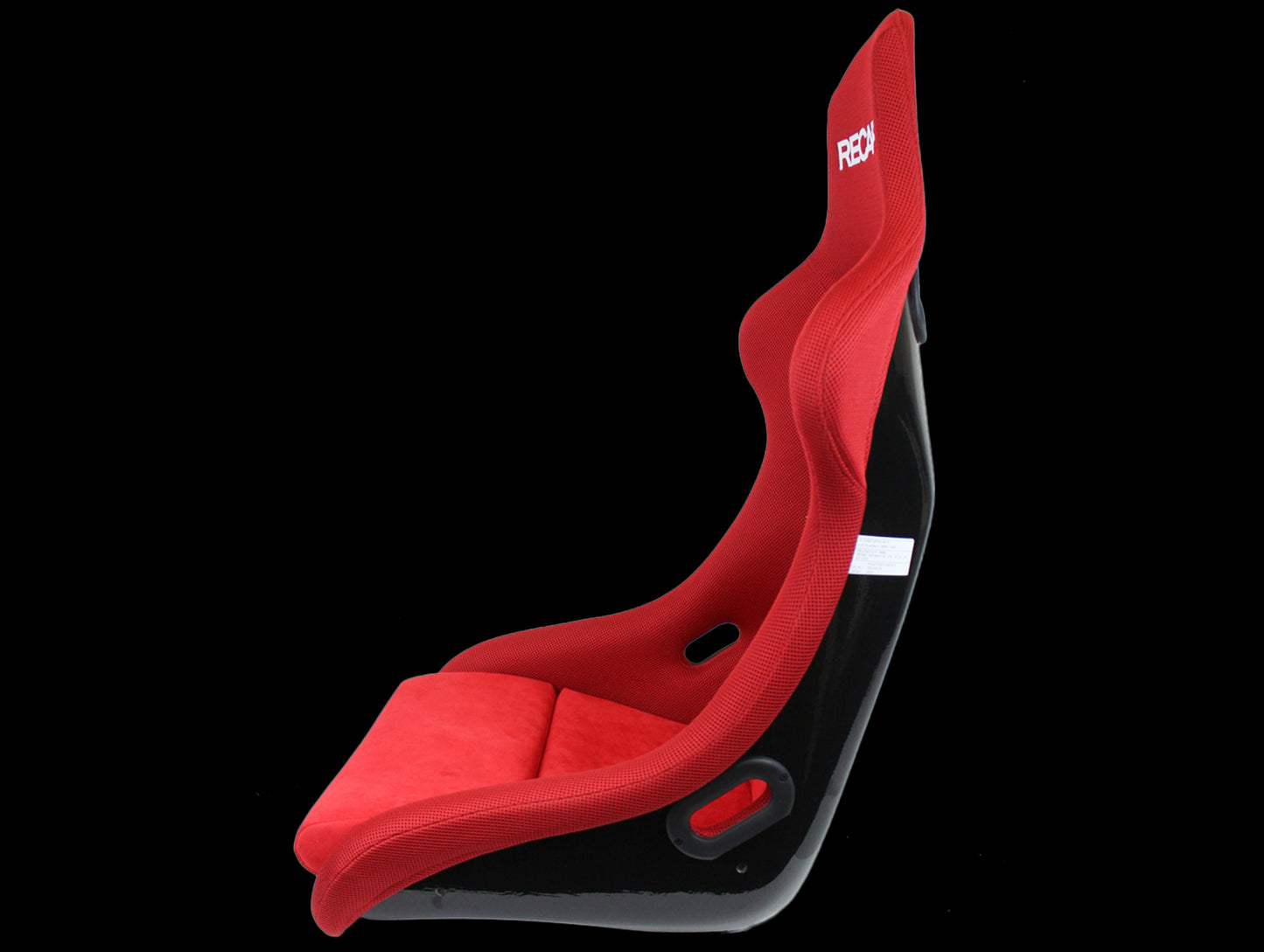 Recaro Pole Position - Jersey Red Bolster / Suede Red Insert / Silver Logo