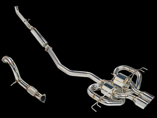 Remark Sports Touring (LINK LOOP) Catback + Front Pipe - 17-21 Civic Type R (FK8)