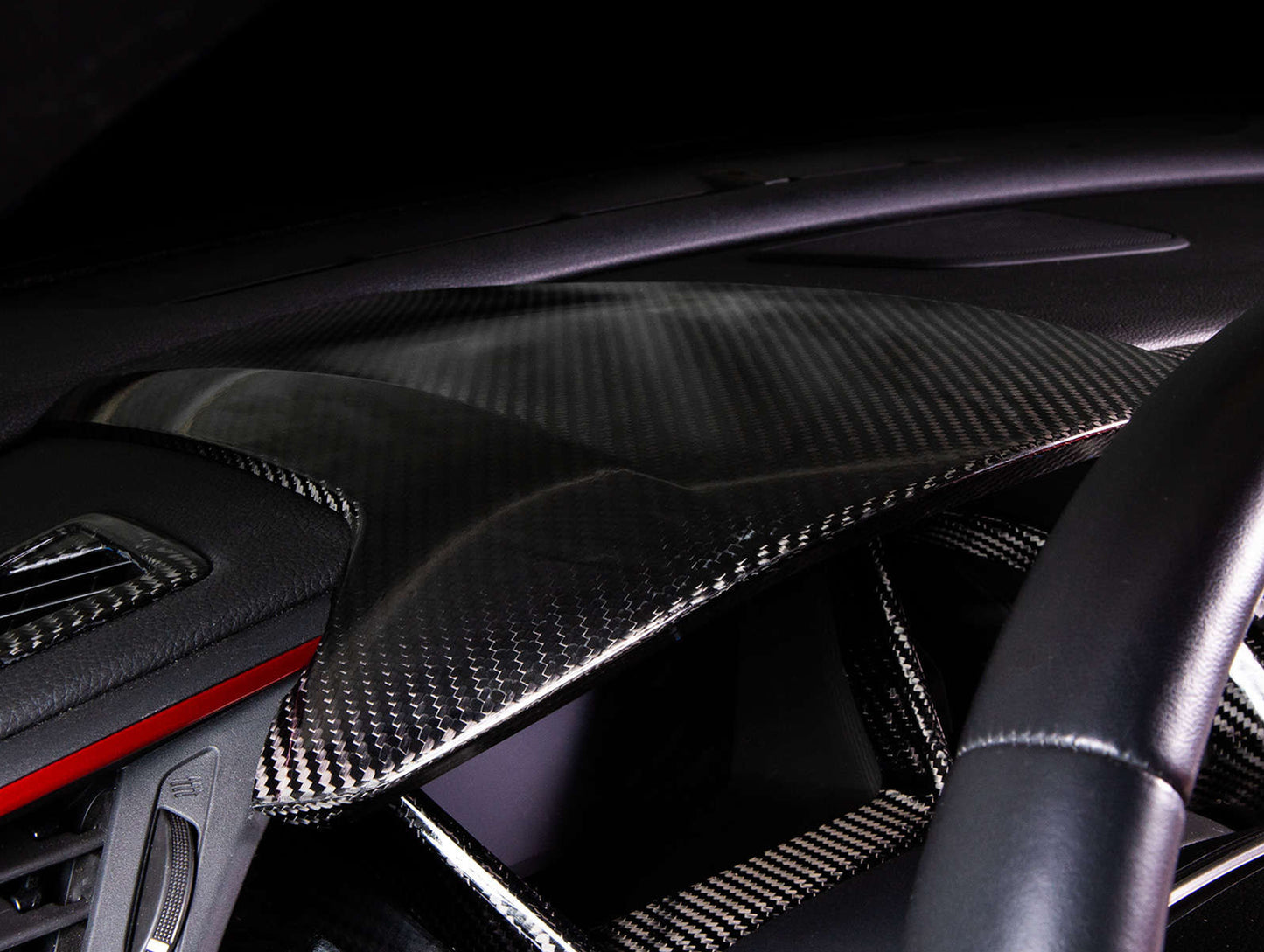 Revel GT Dry Carbon Center Dash Cover - 16-18 Civic
