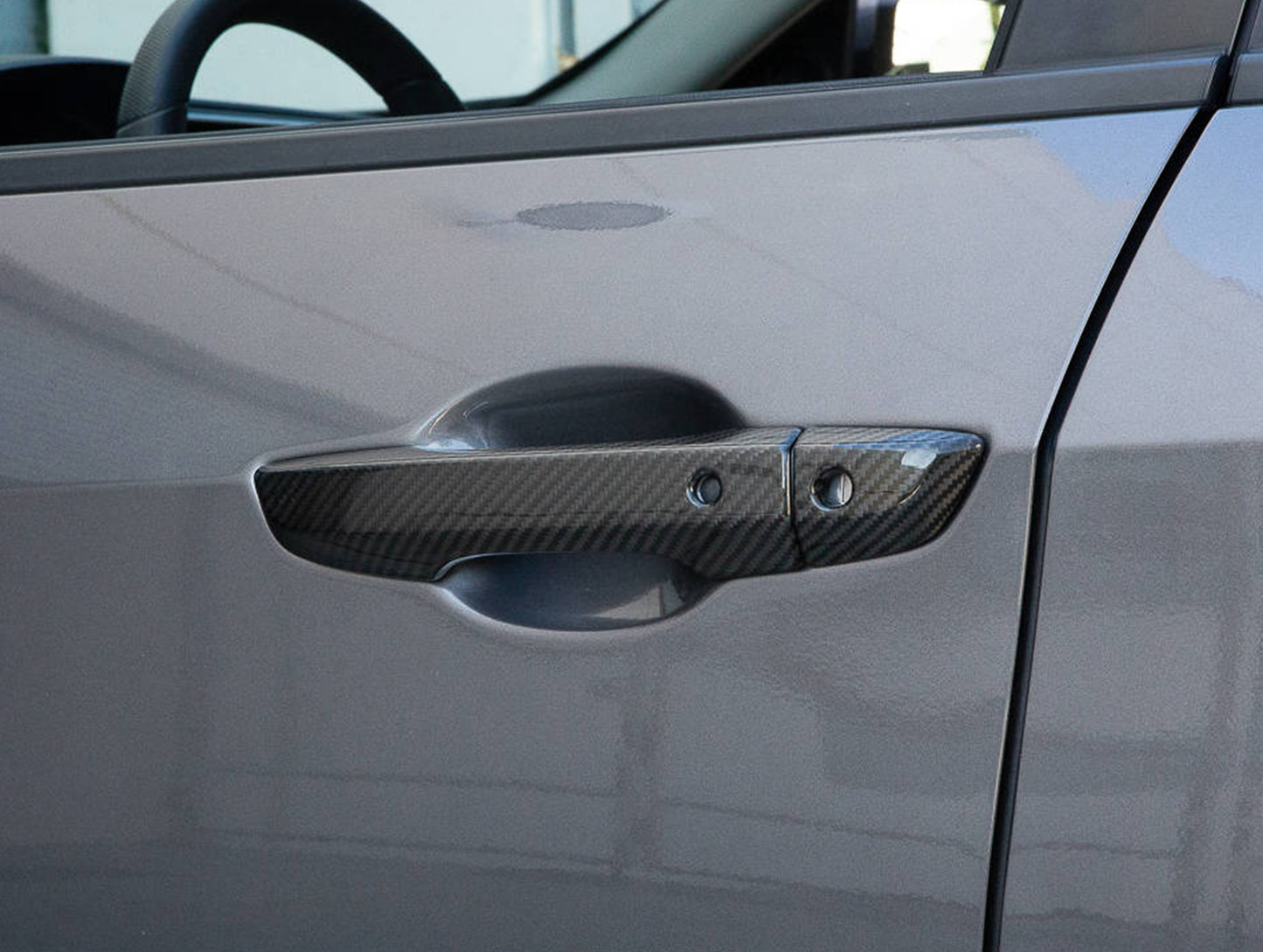 Revel GT Dry Carbon Door Handle Cover Set - 17-21 Civic