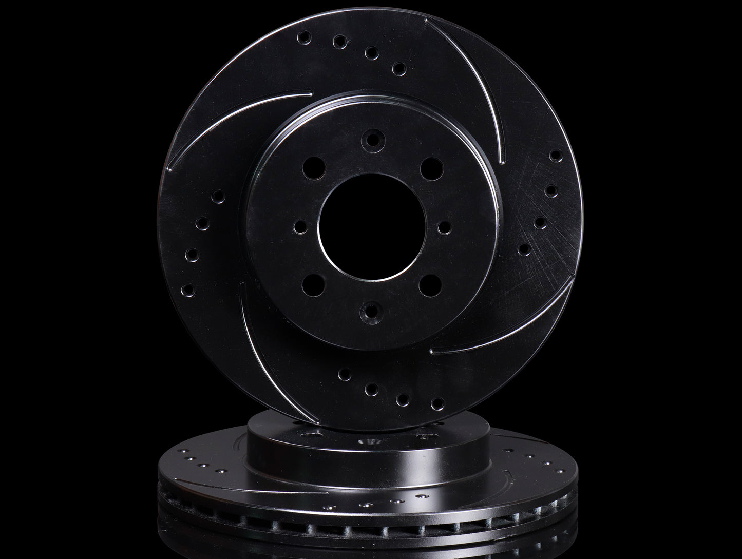 SP Performance Drilled and Slotted Rear Rotors - Acura