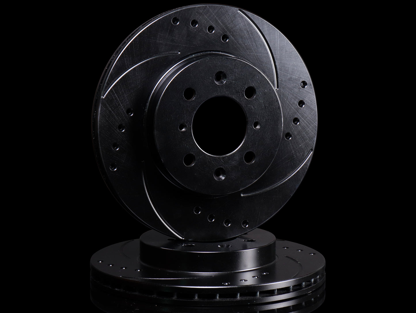SP Performance Drilled and Slotted Rear Rotors - Honda