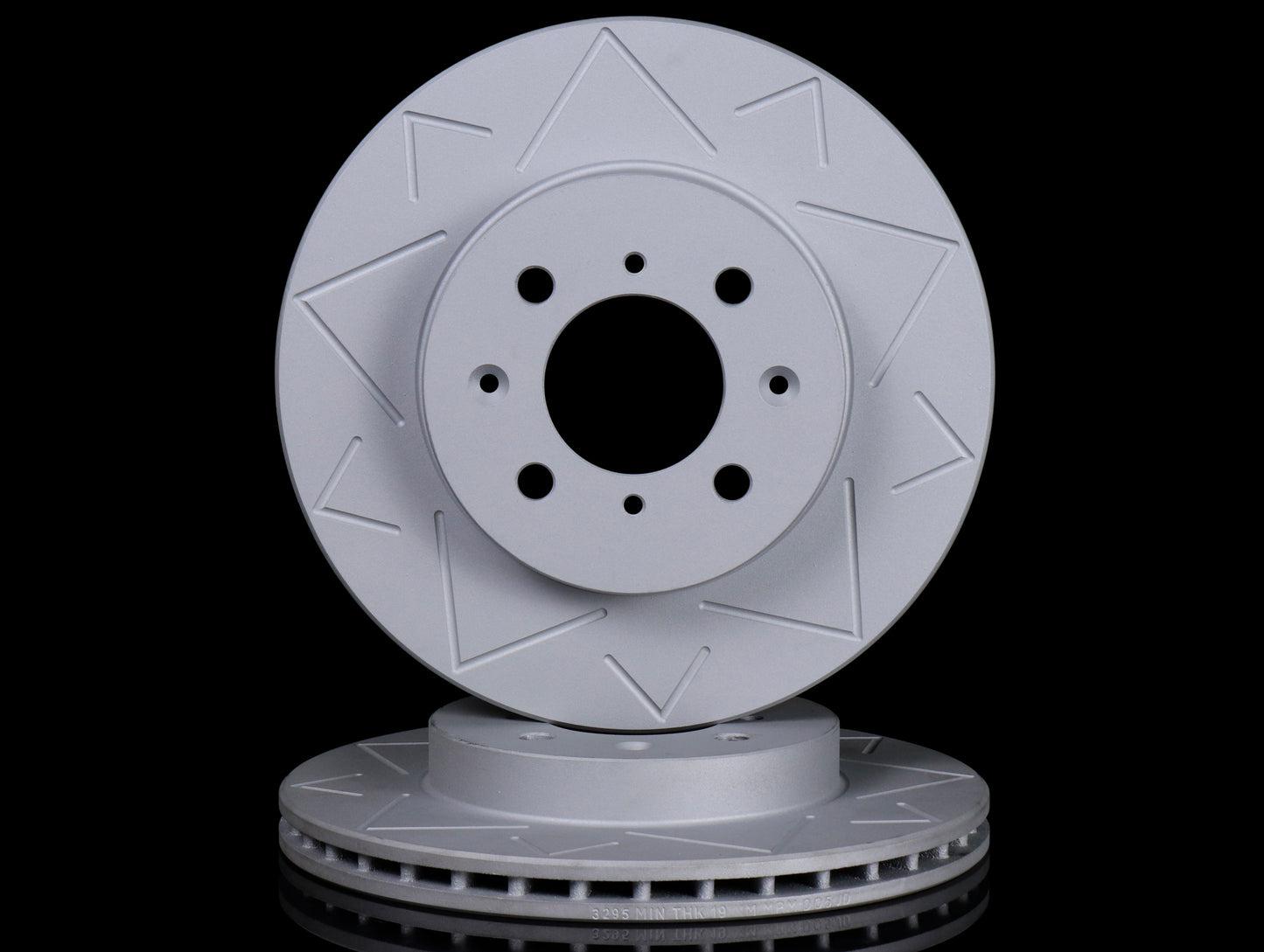SP Performance Peak Series Slotted Rear Rotors - Honda