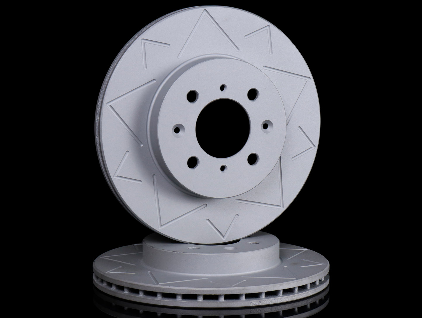SP Performance Peak Series Slotted Rear Rotors - Honda