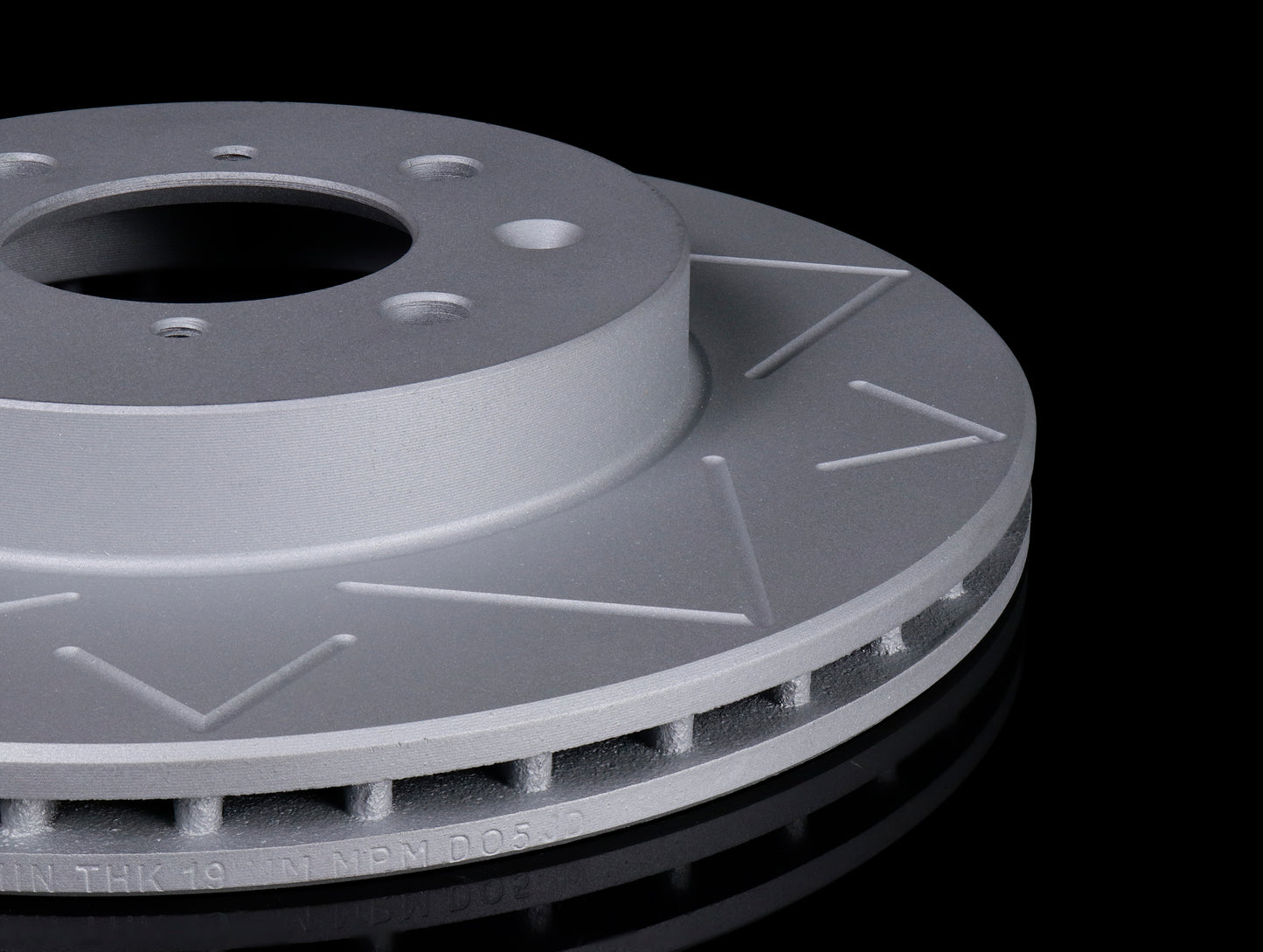 SP Performance Peak Series Slotted Rear Rotors - Honda