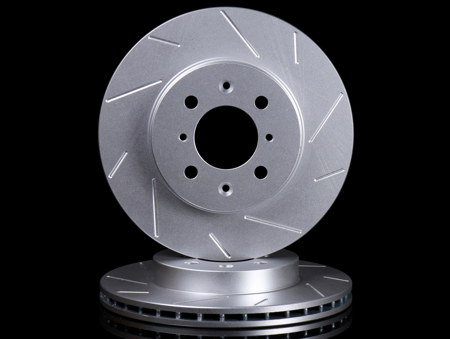 SP Performance Slotted Front Rotors - Honda