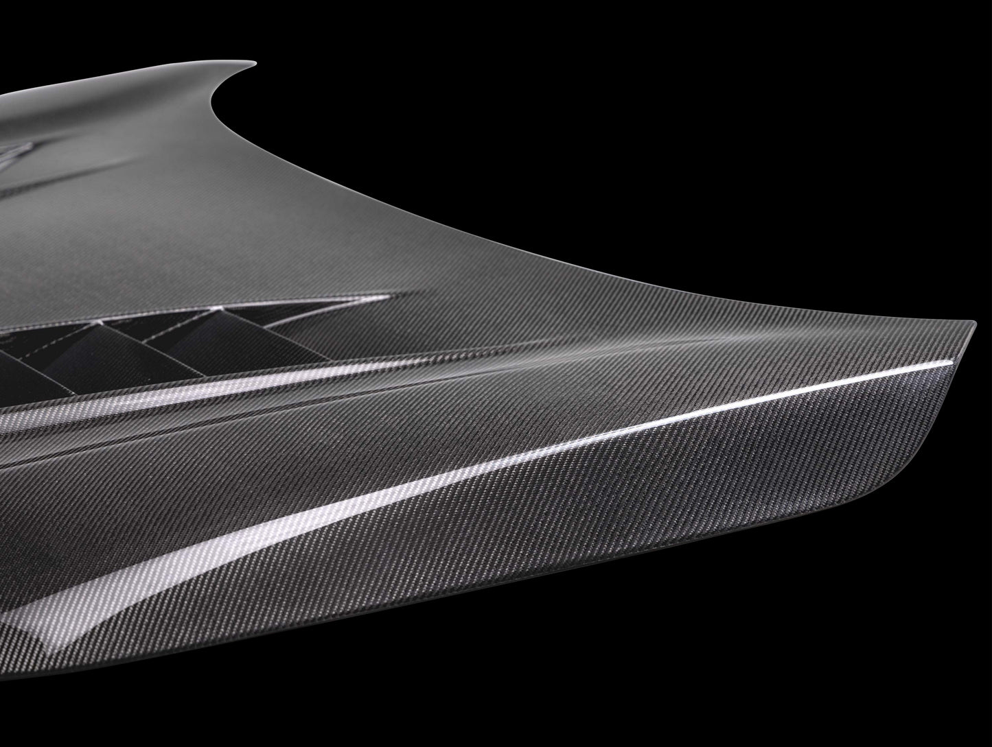 Seibon TV Style Double Sided Carbon Fiber Hood - 23-24 Civic Type-R (FL5)