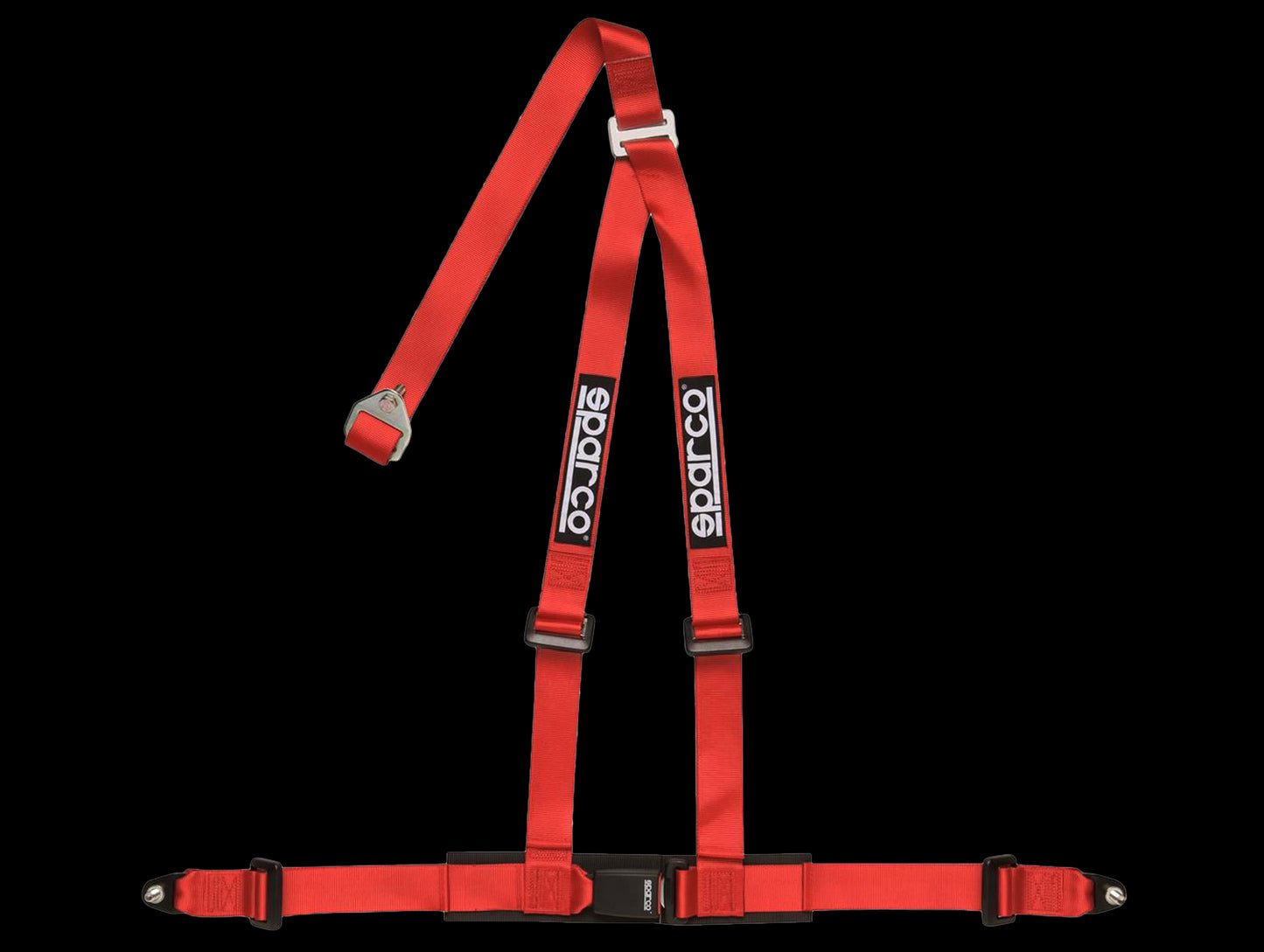 Sparco 2in 3-Point Bolt-In Racing Harness