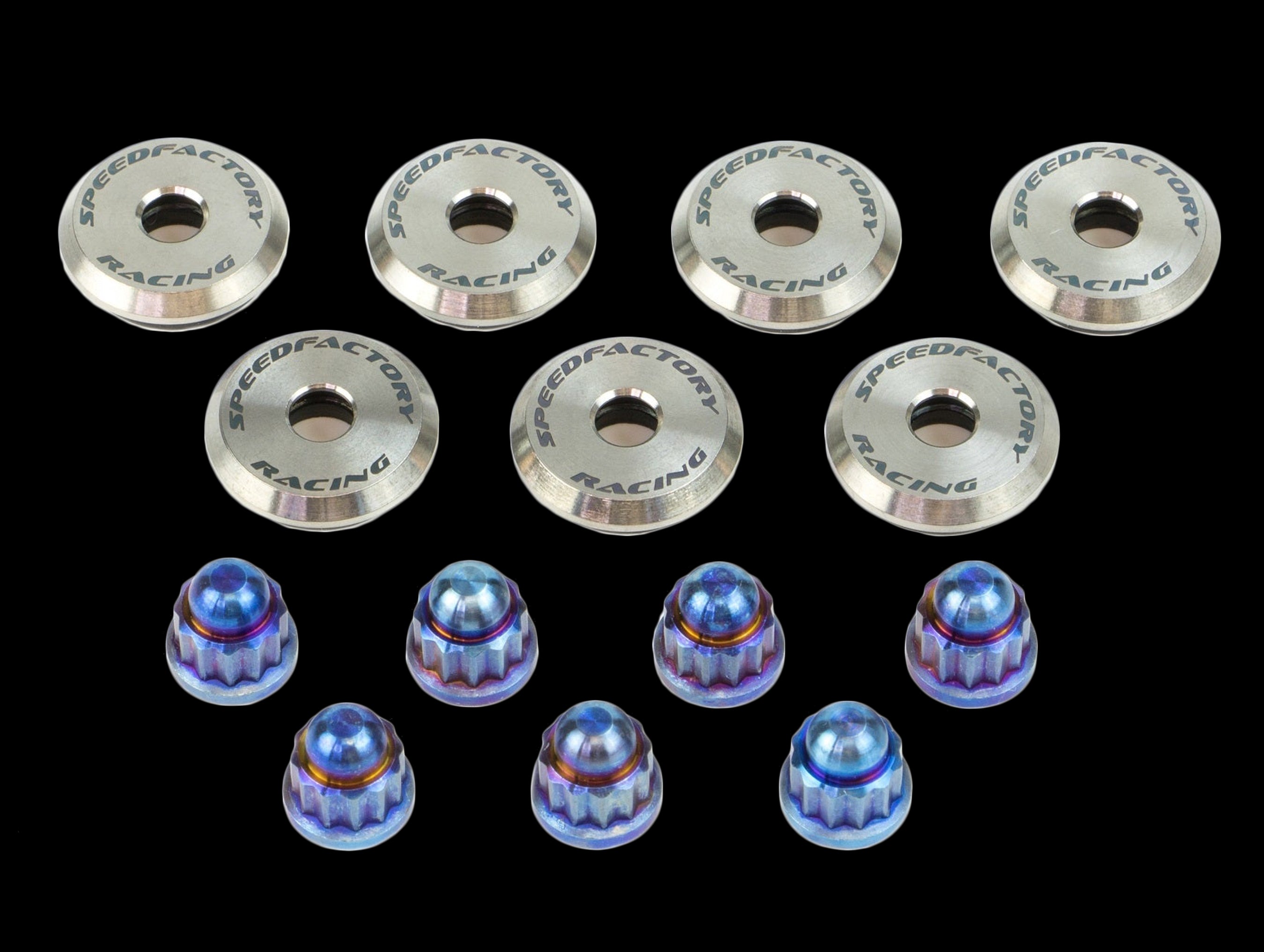 SpeedFactory Titanium Valve Cover Hardware Kit B18 B20 Non VTEC speedfactory-titanium-valve-cover-hardware-kit-b18-b20-non-vtec