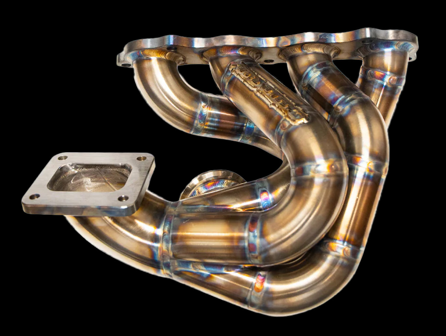 SpeedFactory Top Mount Turbo Manifold w/ T4 Open, Single 60mm Wastegate Flange - K-Series Swap EG / EK / DC