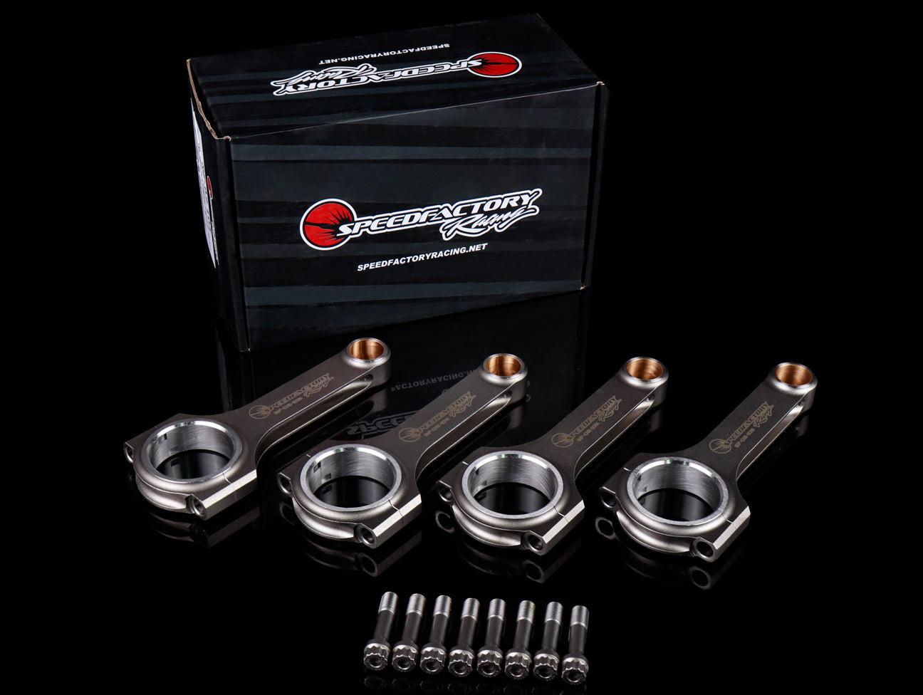 SpeedFactory Racing D16 Vitara Spec No-Notch Long Connecting Rods