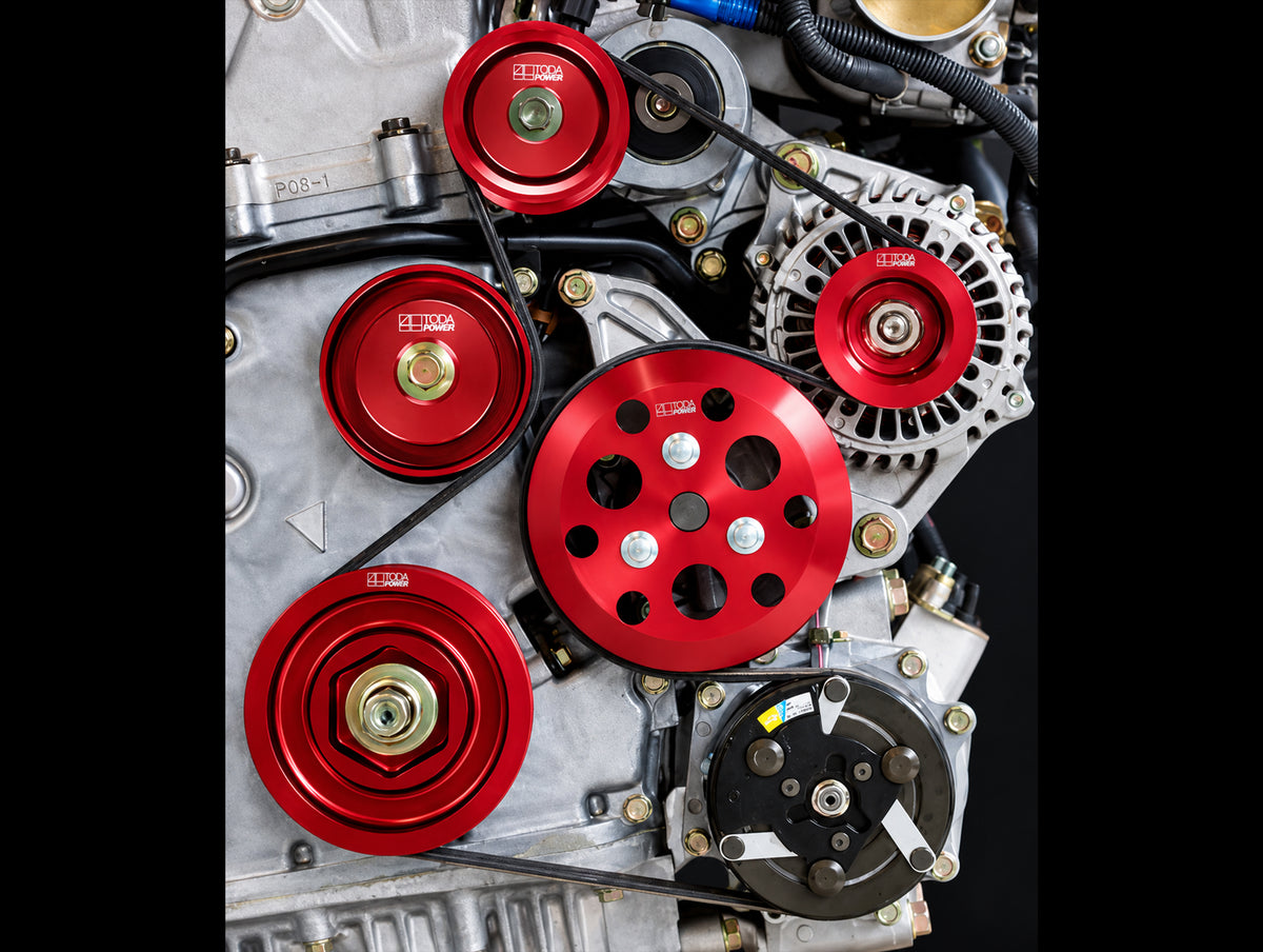 Toda Lightweight Tensioner & Idler Pulley Kit - 00-09 S2000 (F20C/F22C)