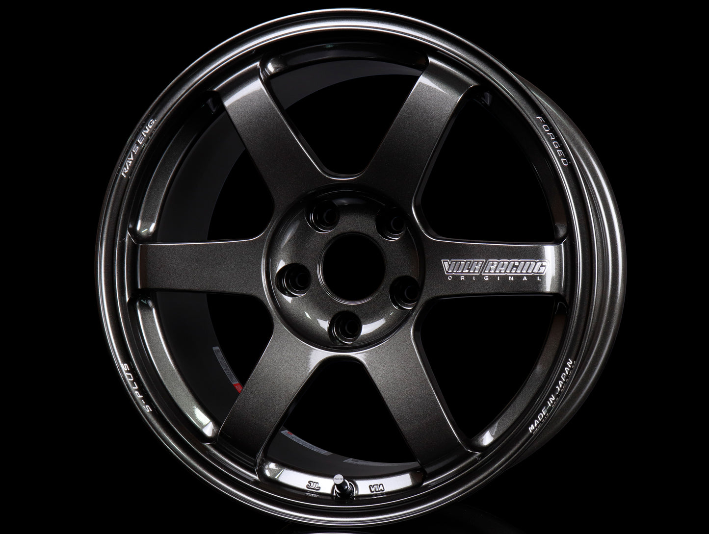 Volk Racing TE37 Saga S-Plus Wheels - Diamond Dark Gunmetal / 17x9 / 5x114.3 / +40