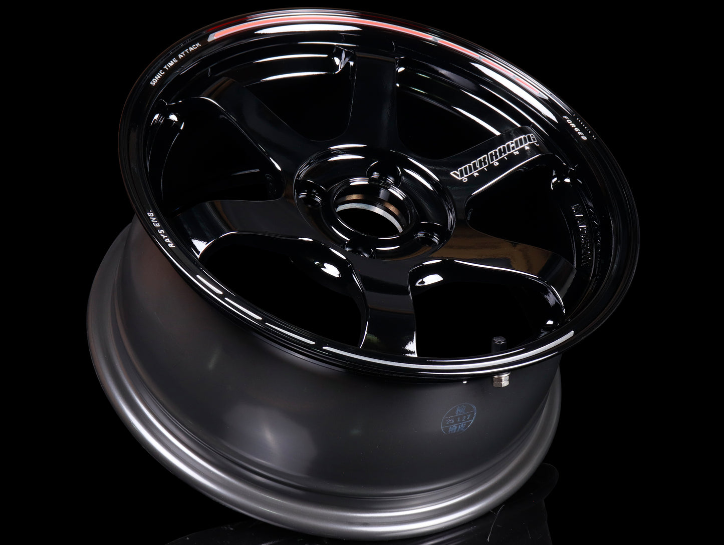 Volk Racing TE37 Sonic Time Attack Edition Wheels - Gloss Black 15x7 / 4x100