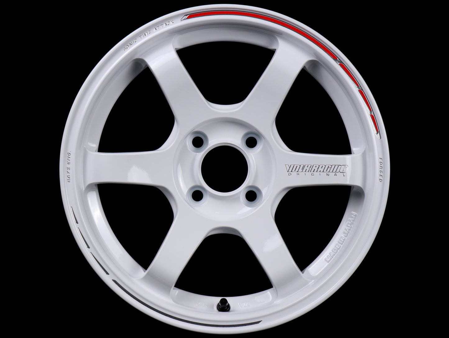 Volk Racing TE37 Sonic Time Attack Edition Wheels - Dash White 15x7 / 4x100