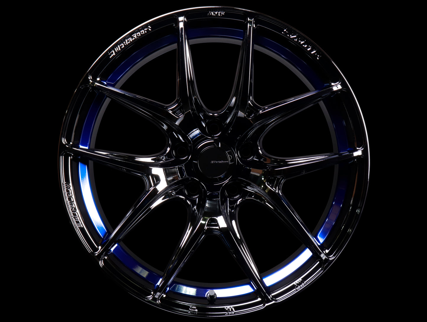 Weds Sport SA-01R - 18x9.5 / 5x114.3 / +38 - Blue Light Chrome II