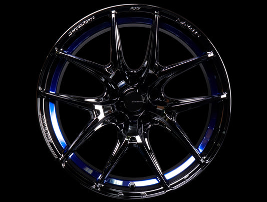 Weds Sport SA-01R - 18x9.5 / 5x114.3 / +38 - Blue Light Chrome II