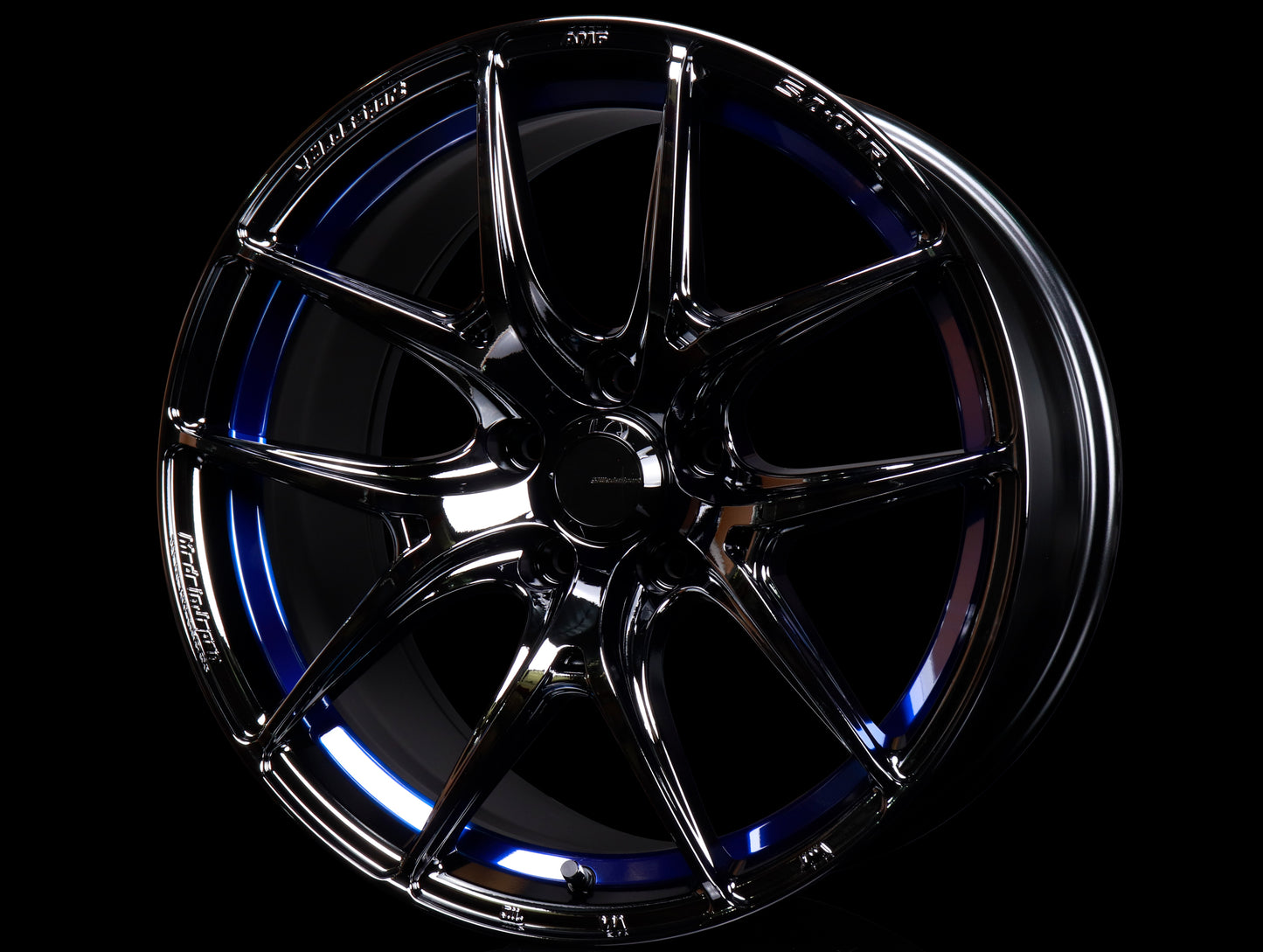 Weds Sport SA-01R - 18x9.5 / 5x114.3 / +38 - Blue Light Chrome II