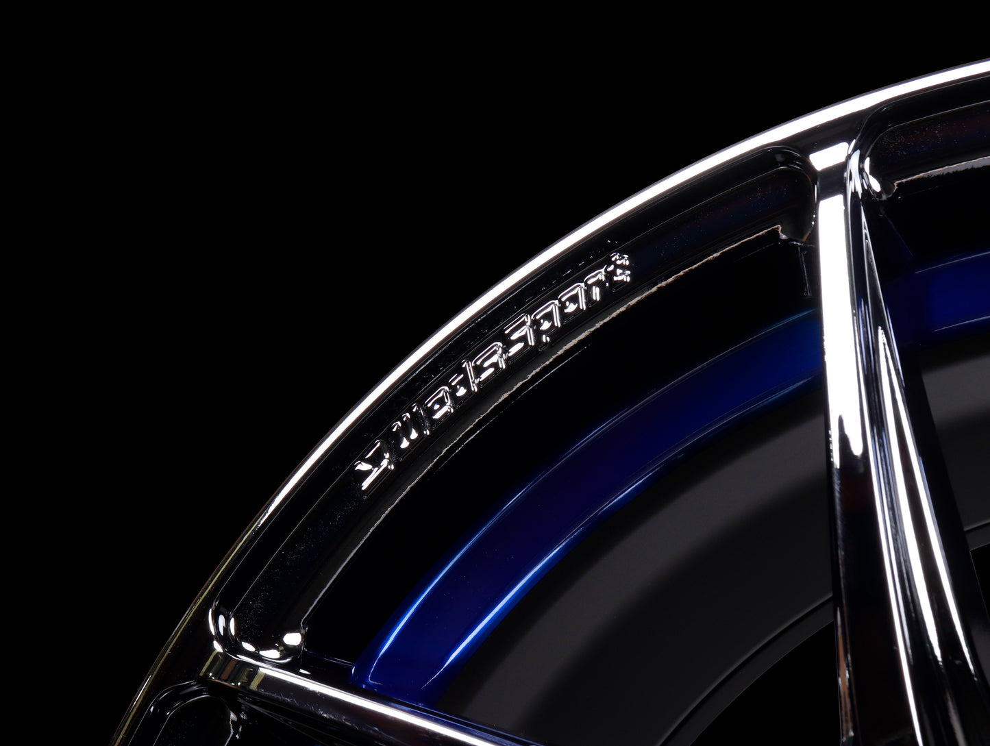 Weds Sport SA-01R - 18x9.5 / 5x114.3 / +38 - Blue Light Chrome II