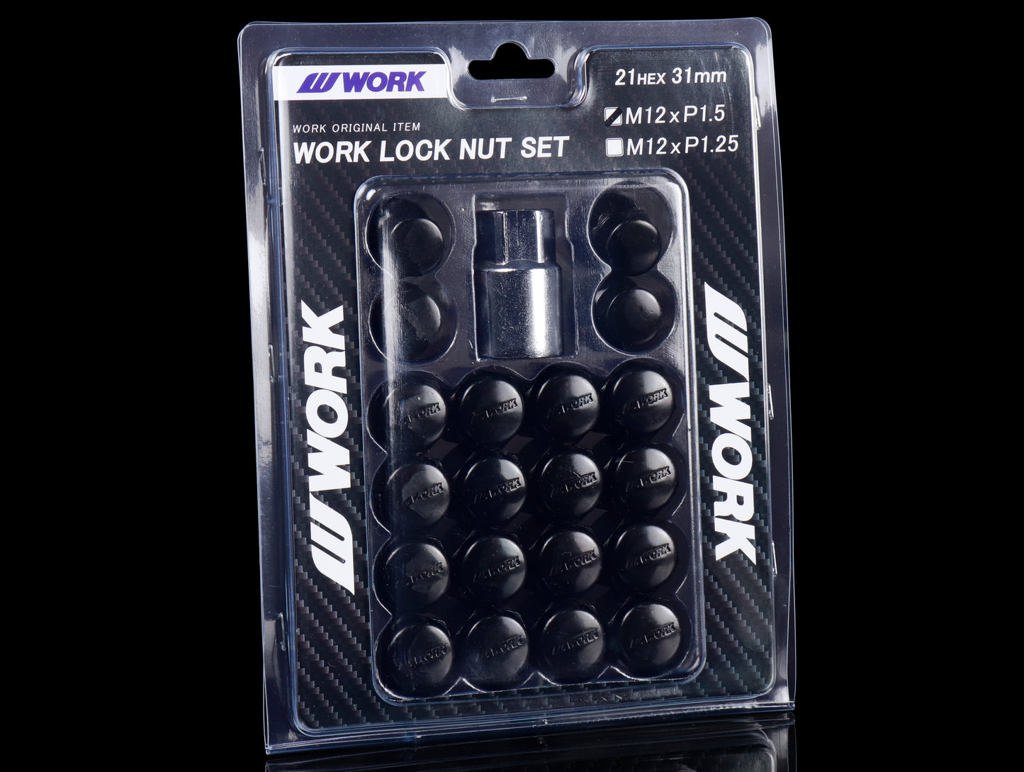 Work Wheel Lock Nut Set - 12x1.5 / 1.25