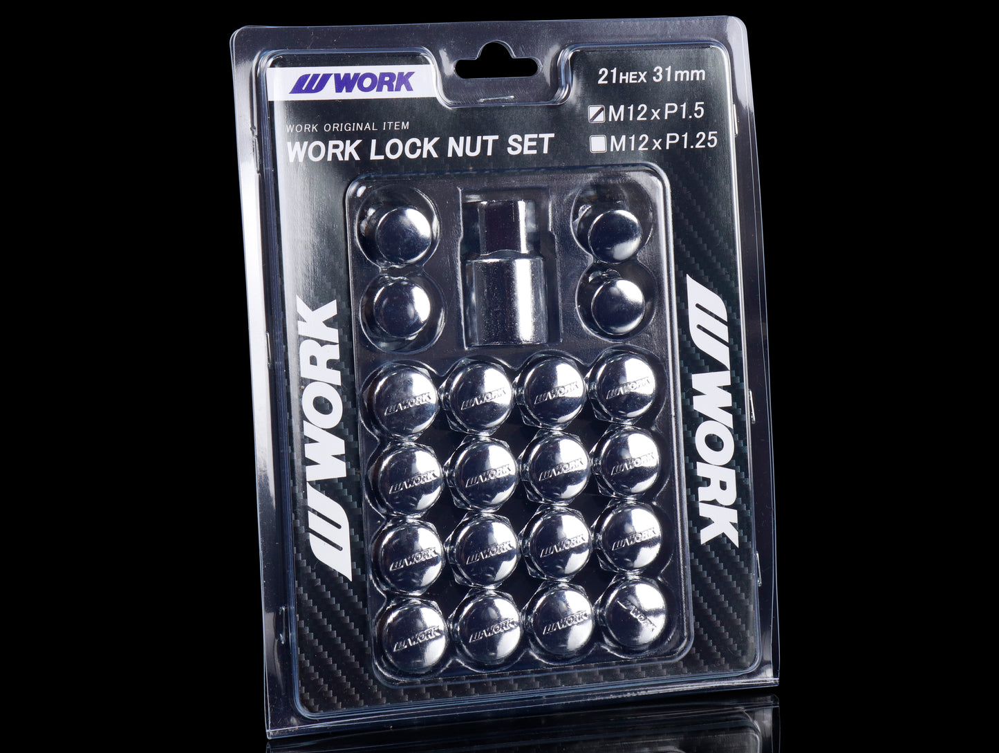 Work Wheel Lock Nut Set - 12x1.5 / 1.25