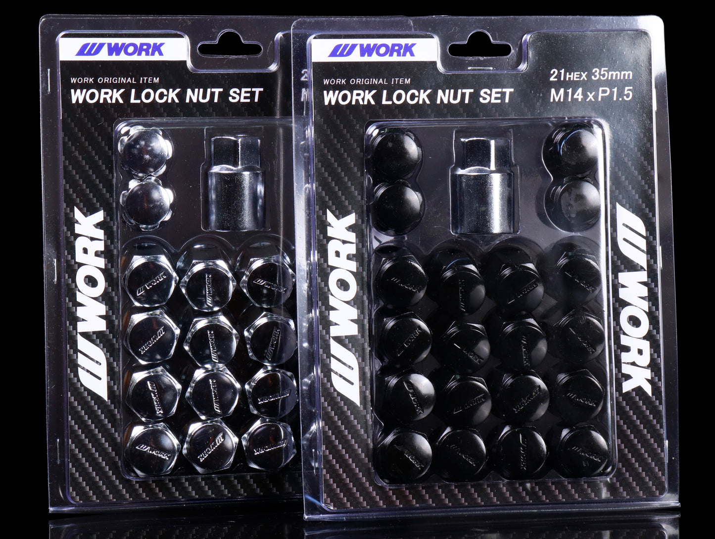 Work Wheel Lock Nut Set - 14x1.5