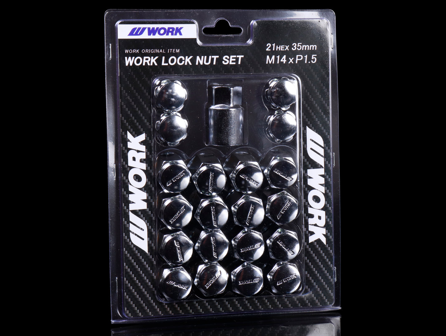 Work Wheel Lock Nut Set - 14x1.5