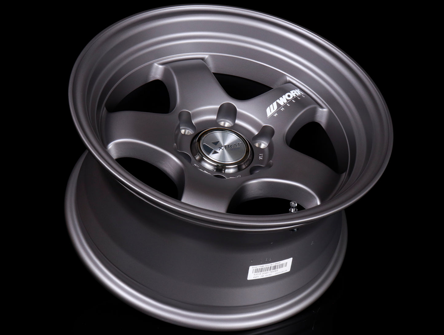 Work XTRAP S1HC Wheels - Matte Gunmetal - 17x8.5 / -10 / 6x139.7