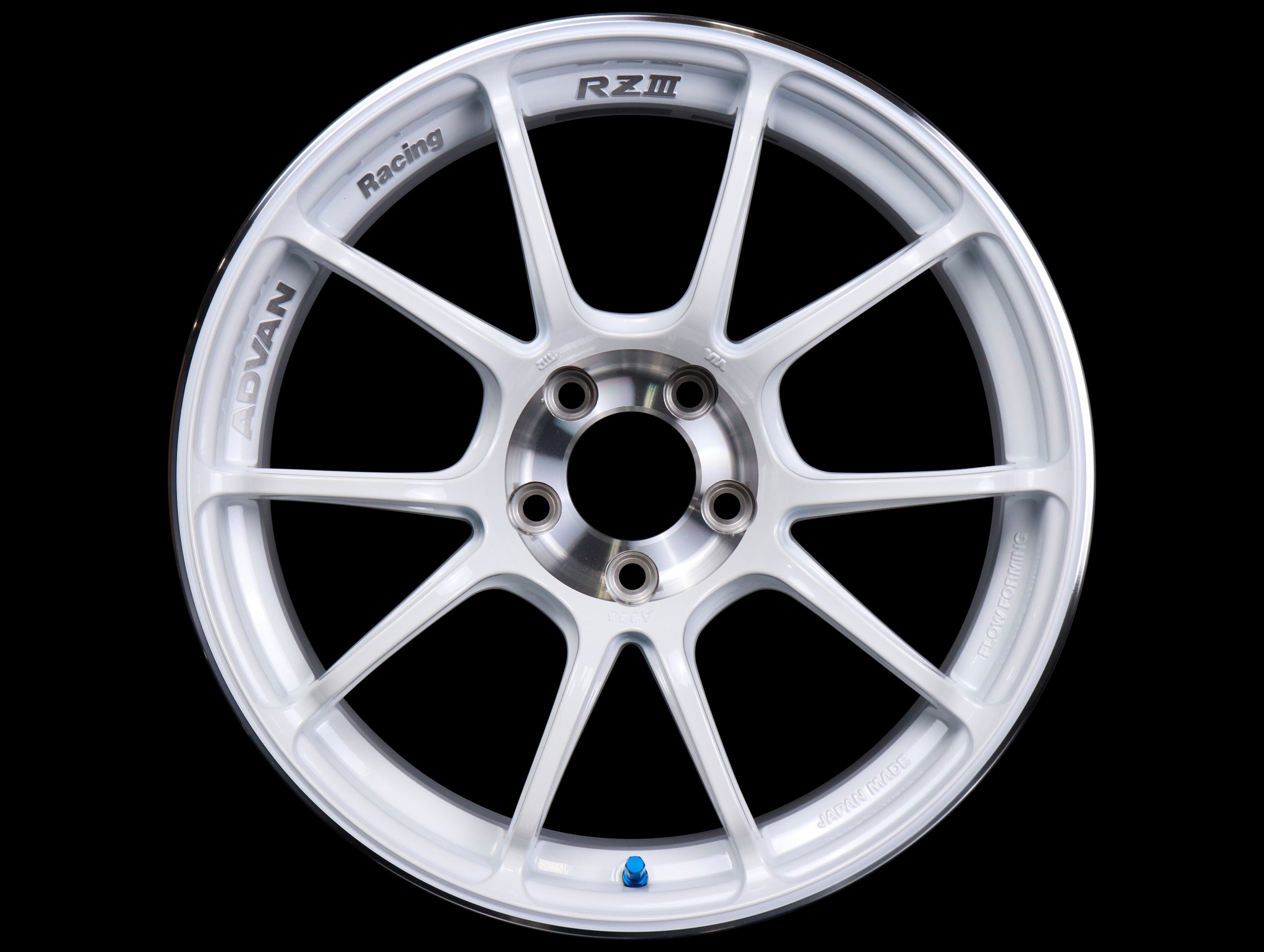 Advan Racing RZ III Wheels - Racing White Metallic / 18x9.5