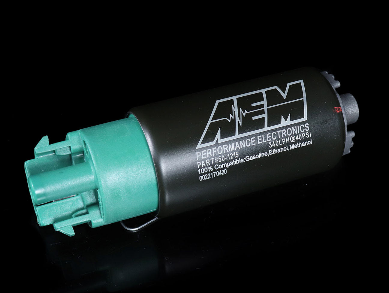 AEM E85 High Flow In-Tank Fuel Pump (65mm W/Hooks Offset Inlet) - Universal