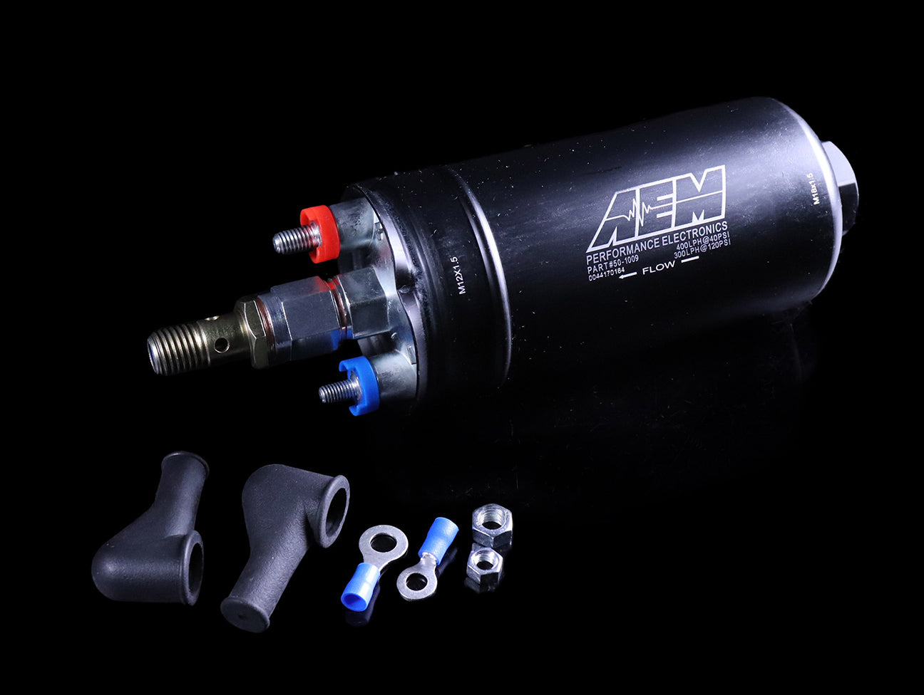 AEM High Flow 400LPH Metric Inline Fuel Pump - 044 Style