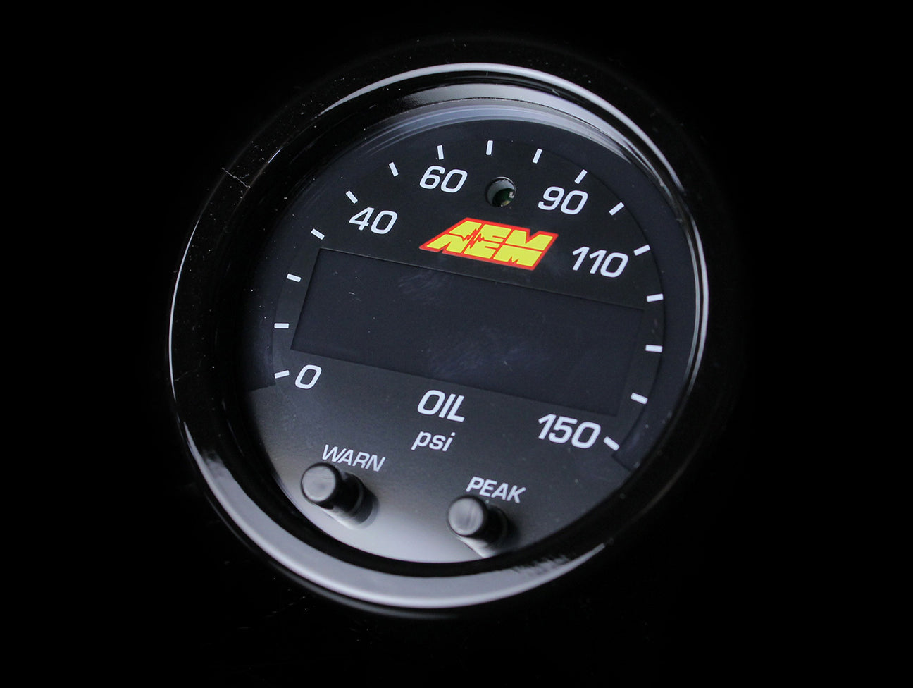 AEM X-series Oil Pressure Gauge - 0-150psi / 10Bar