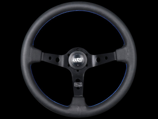 ATC Sprint Rallye Steering Wheel - 350MM Blue Stitch
