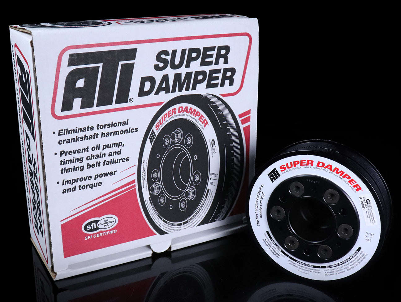 ATI Super Harmonic Street Damper - 94-98 Toyota Supra MK4