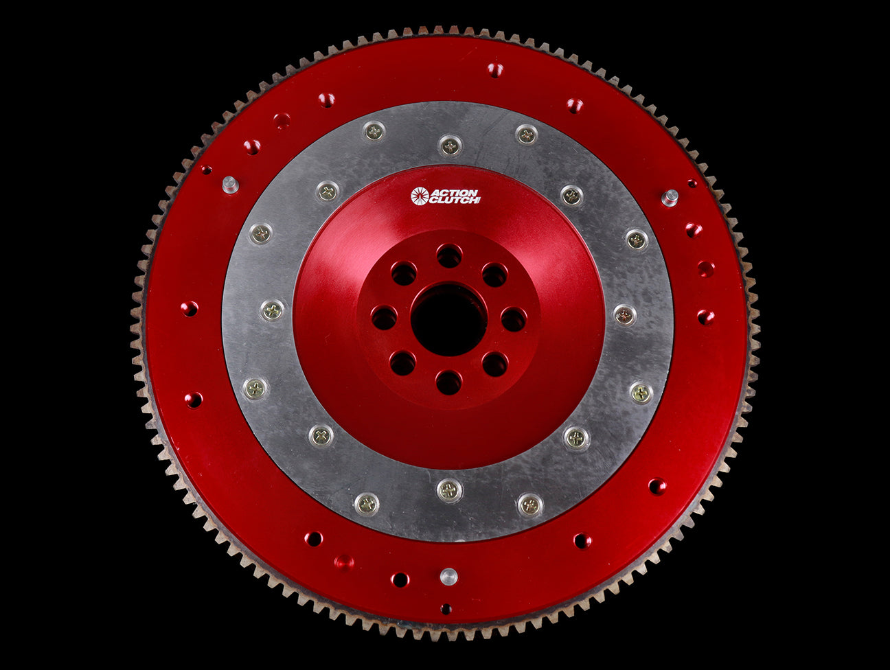 Action Clutch Red Aluminum Lightweight Flywheel - K Series