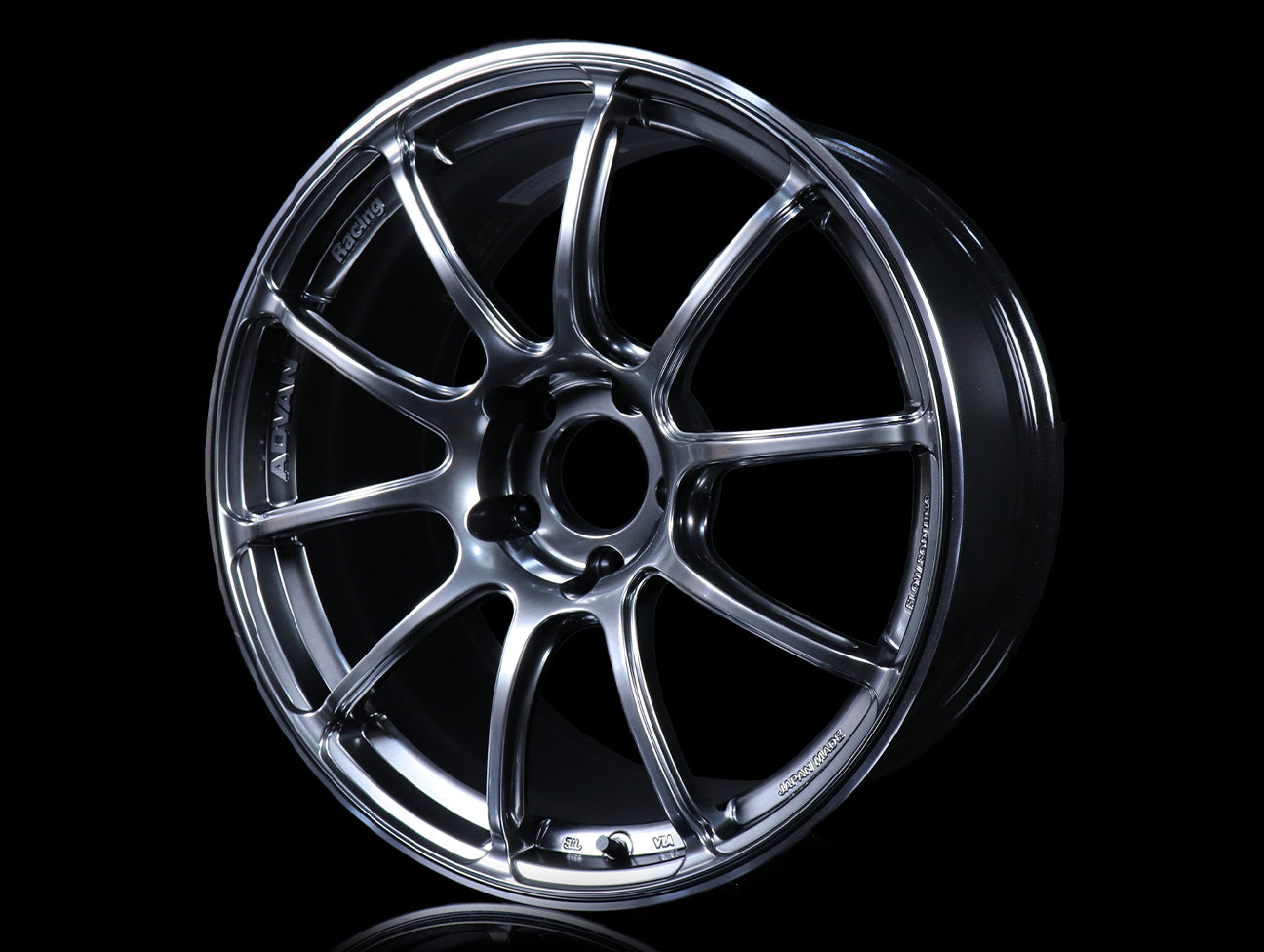 Advan Racing RZII Wheels - Hyper Black / 19x9.5 / 5x120 / +35