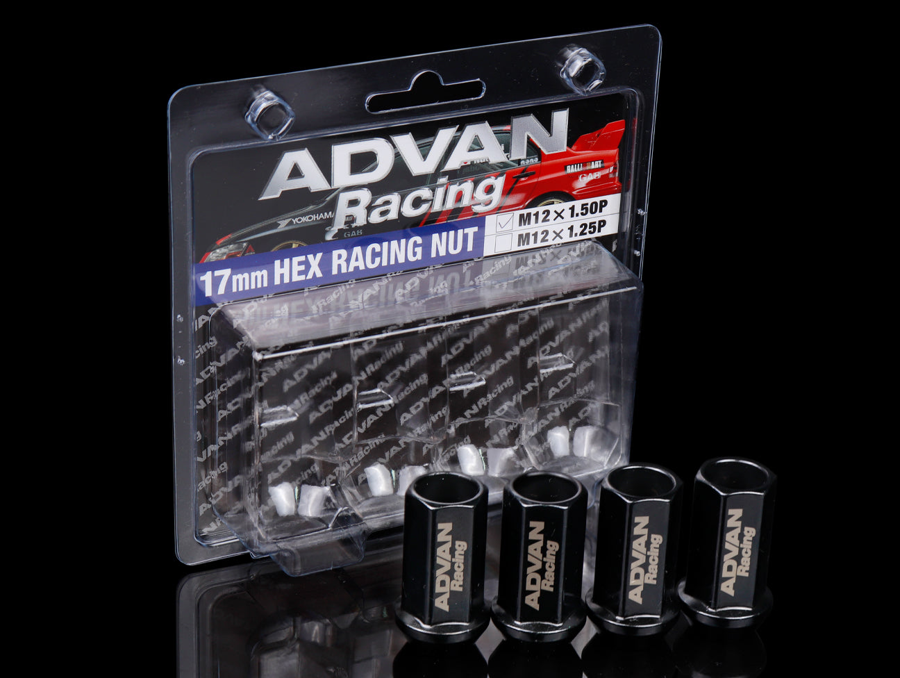 Advan Racing Lug Nuts 17mm - Black