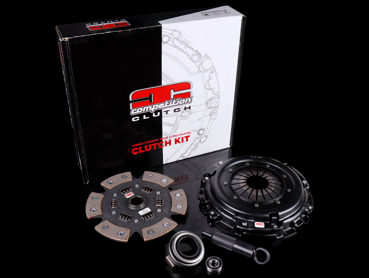 Competition Stage 4 Strip Series 1620 Ceramic Clutch Kit - B/D/H/F/K-series