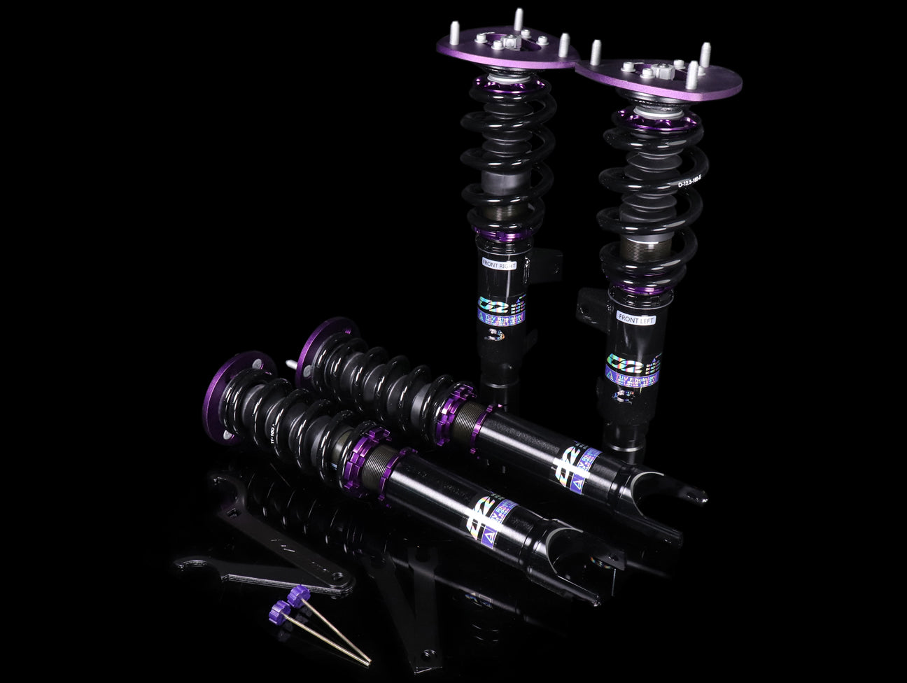 D2 Racing RS Coilover System - CRV / HRV / Element