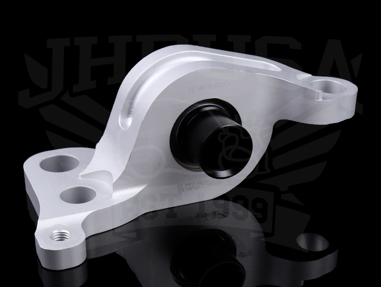 Skunk2 Spherical Billet Front Compliance Brackets - 92-95 Civic / 94-01 Integra - Clear