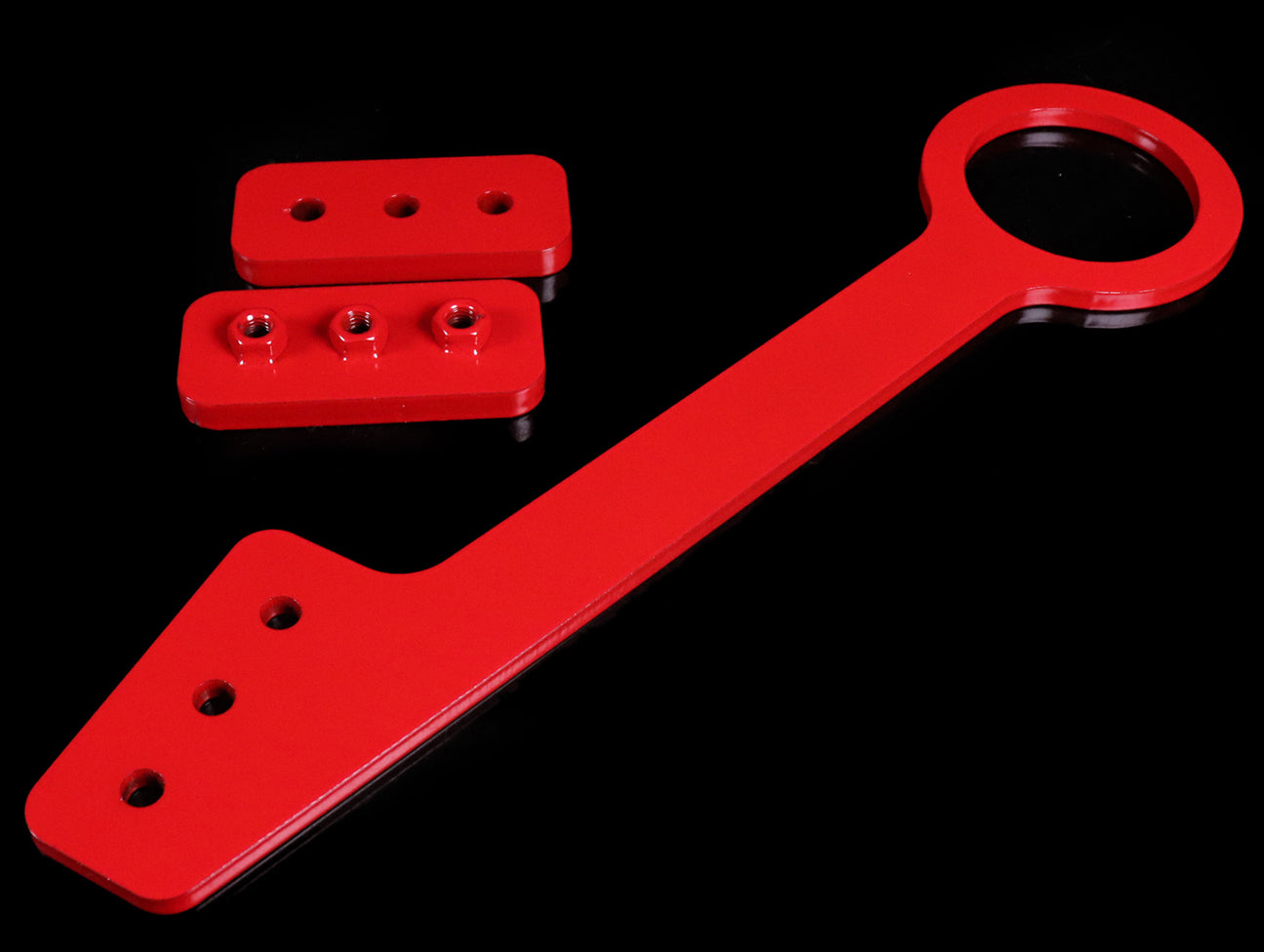EVS Tuning Red Front Tow Hook - 00-09 S2000 w/Voltex Bumper