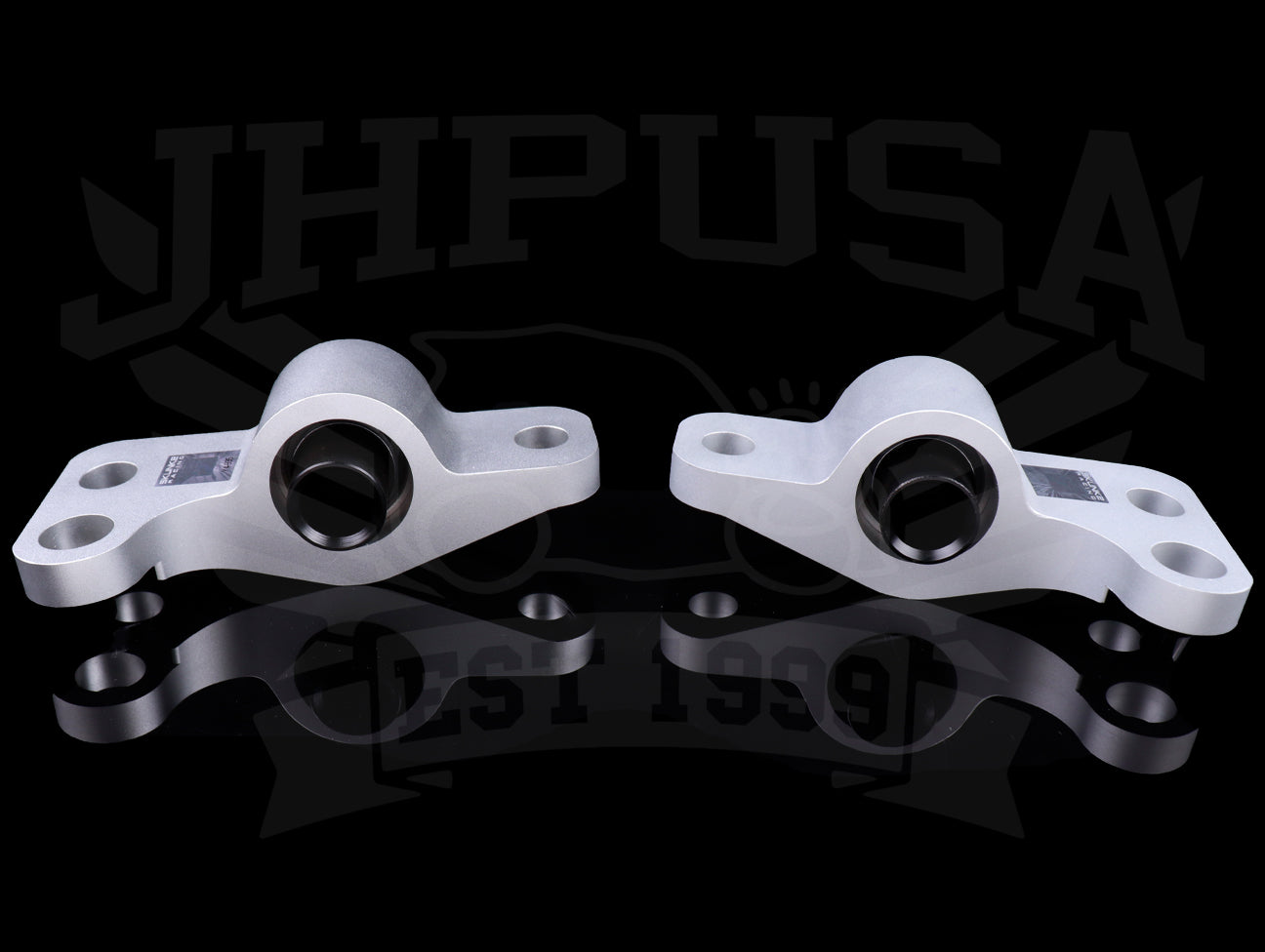 Skunk2 Spherical Billet Front Compliance Brackets - 96-00 Civic - Clear