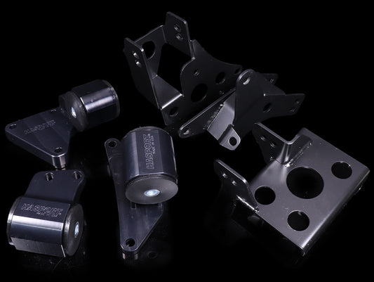 Hasport Billet Black K-series Engine w/AWD Trans Mount Kit (EKKAWDB) - 96-00 Civic