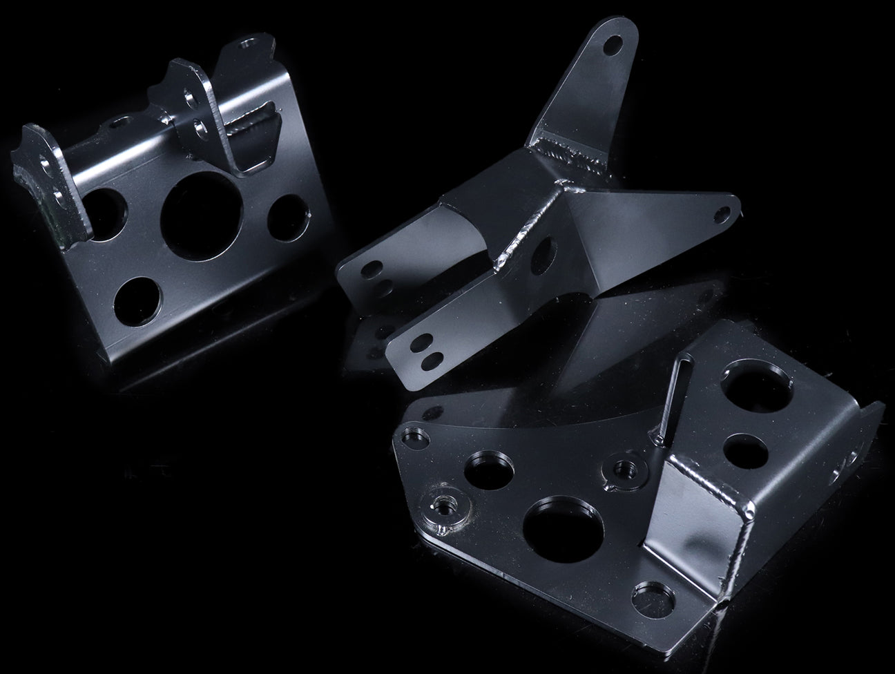 Hasport Billet Black K-series Engine w/AWD Trans Mount Kit (EKKAWDB) - 96-00 Civic